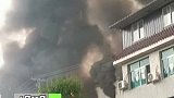 四川成都：一仓库突发大火，五层建筑全部坍塌，无人员伤亡
