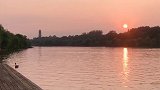 夕阳美如画，清风醉晩霞