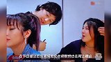 张雨绮化妆师晒出其素颜照,穿浴袍出镜,颜值不输当红小花旦