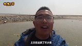 第2次挑战渤海湾千平大水坑，二蛋幸运抽到青螺湾，一桶都装不下