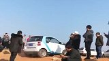 今天在越野场地见到了一辆smart，这个买菜车竟然还能越野