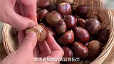 生板栗如何剥壳不伤手教你一招，10分钟剥一大盆，快速又完整！