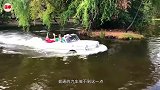 世界最强改装车，安装24个轮胎，在水中变身大船！