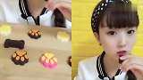 小可爱妹子直播吃小骨头糖果，一口下去超过瘾真是萌萌哒