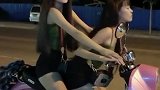 帅哥一起来压马路了喂