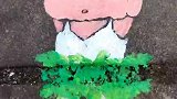 蜡笔小新的裙子真的被人拔掉了，用小草当裙子系列貌似都保不住嘞