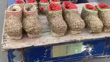 乡村的暖鞋靠草编的，现在这种暖鞋太少见