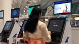 汉服小姐姐坐飞机，这是在人间呆腻了，要回天上去吗