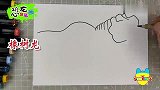 画一只健壮的橡树龙，男孩子最喜欢的恐龙简笔画来啦！
