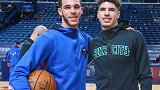 先礼后兵？NBA上演球家兄弟对决 赛前球哥三球亲密合影