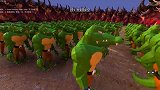 战争模拟器：鳄鱼混混对战魔兽大军