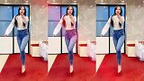 请欣赏紧身牛仔裤美女热舞.