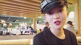 张韶涵的vlog，出去旅行景色特别美丽，女神带你看日落
