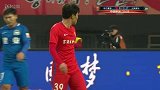 中超-力大出奇迹！黄一琇禁区外拿球远射高出横梁-花絮