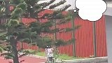 小哥给学生送外卖，摇信号树报位置