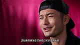 黄晓明黑色工装衬衫搭配西裤，络腮胡造型彰显不羁风度