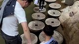 萌娃过桥不让老爸牵，没想到下一秒掉进钱眼儿里