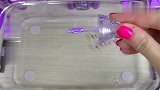 用紫色材料混入透泰，无硼砂，制作一款紫色泥巴，成品好漂亮
