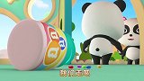 宝宝巴士美食总动员：彩虹糖遇到大恐龙，快跑啊，不然要被吃掉了