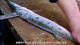 日本大厨做秋刀鱼，出锅的那一刻！香气溢出屏幕了！