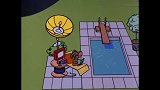猫和老鼠：杰瑞设备真先进，自建游泳池，还能自动搜猫