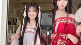 姐姐带着妹妹玩起了换装，你更喜欢哪一个