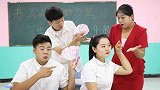 开学季同学都给老师准备了礼物，没想被教导主任抓个正着，太逗了