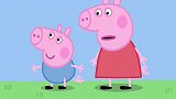 小猪佩奇一家开始分配工作，猪妈妈开车猪爸爸看地图，一起去游玩