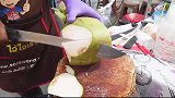 泰国街头的美食，大姐一顿操作猛如虎