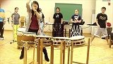 在斯坦福大学留学的小姐姐打中国鼓，外国同学集体羡慕