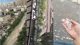 暴雨冰雹大风齐来袭！内蒙古乌海积水倾泻成瀑 多辆汽车被冲走