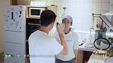 谢楠让吴京把栗子举在耳朵边整蛊他，吴京被谢楠的笑话冷到了