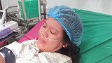 今天费了好大劲终于把孩子生了，视频记录产房里的一幕