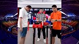 What？跨界大战变掰手腕比赛 西热力江两次犯规先输一局