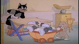 猫和老鼠：三只野猫给汤姆换尿不湿，整的跟动手术一样！