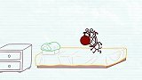 铅笔动画：铅笔人有一个宝贝盒子