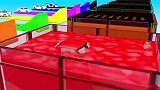 启蒙教育 3D动画玩具车巨型彩虹水池里染色 趣味学习颜色