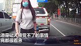暴脾气！广州一女司机被超车，怒踩引擎盖指脸挑衅，真彪悍！