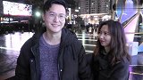 遇见超热情情侣档，热吻公主抱来放闪，让人嫉妒！