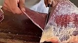 老师傅切牛肉，这也太秀了