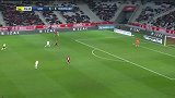 第80分钟蒙彼利埃球员德洛尔射门-绝佳机会被扑