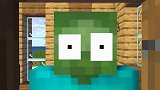 Minecraft动画《僵尸的探险》，僵尸宝宝穿越到地狱冒险