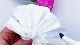 纸巾做好看的康乃馨，一看就会哦！三八女神节送给你的女神