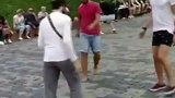 在莫斯科红场 世界各国球迷以球会友