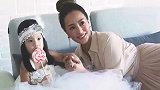 关颖女儿天生丽质四岁就很美!大眼睛吐舌头卖萌超可爱
