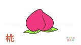 水果简笔画大全，画桃子简笔画
