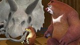 熊出没：光头强把恐龙化石捐给了博物馆，得到了应有的荣誉
