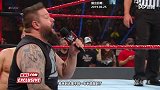 欧文斯掀翻金士顿手抓饼吐槽WWE冠军 并扬言击败科菲！