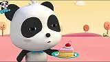 宝宝巴士：奇奇与小蚂蚁共进午餐，奇奇给蚂蚁分一半蛋糕扛回家