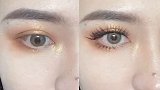 贴假睫毛教程来咯！大家快点学起来，多多练习化妆教程